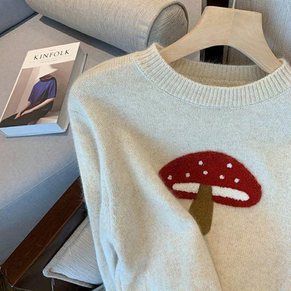 Mushroom Inner Wear Sweater Female Thermal Sweater Dynamic Luxe Clothing