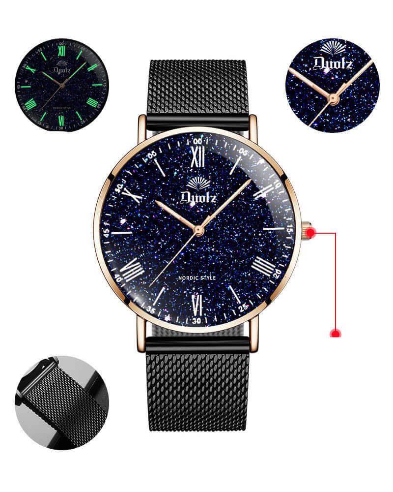 Non-mechanical watch star male watch Dynamic Luxe Clothing