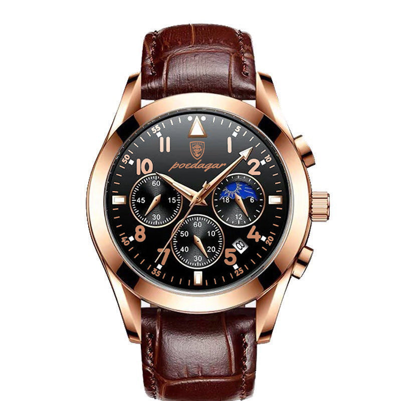 Men's Watch Male Student Korean Fashion Trend Quartz Watch Men's Watch Dynamic Luxe Clothing