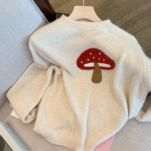 Mushroom Inner Wear Sweater Female Thermal Sweater Dynamic Luxe Clothing