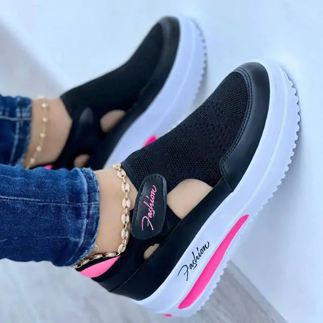 Women Sneakers Dynamic Luxe Clothing